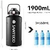 بطری دوجداره سانتکو اری آبی کاربنی SANTECO ERIE 1900 CC