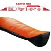کیسه خواب پر کله گاوی آرکتیک 900 ARCTIC نارنجی